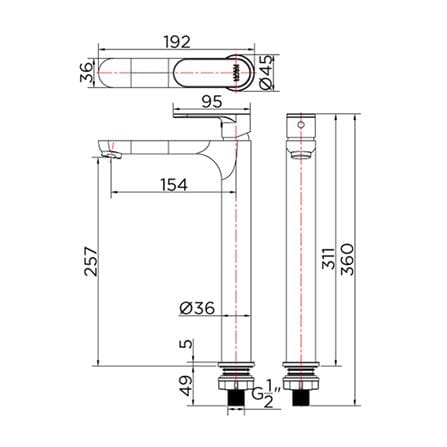 ก๊อกอ่างล้างหน้า KARAT FAUCET KF-58-611-55_1