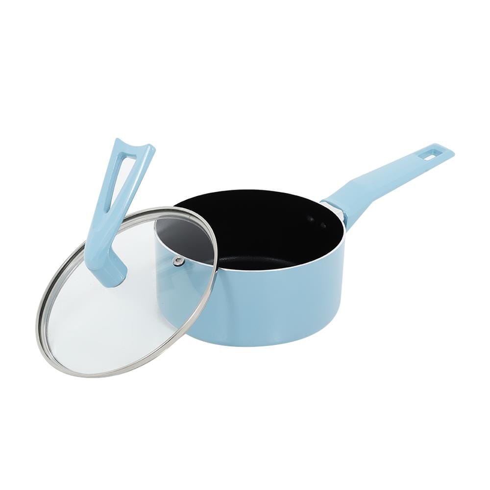 ชุดเครื่องครัว INDUCTION EKONO ICEY BLUE  สีฟ้า 5 ชิ้น