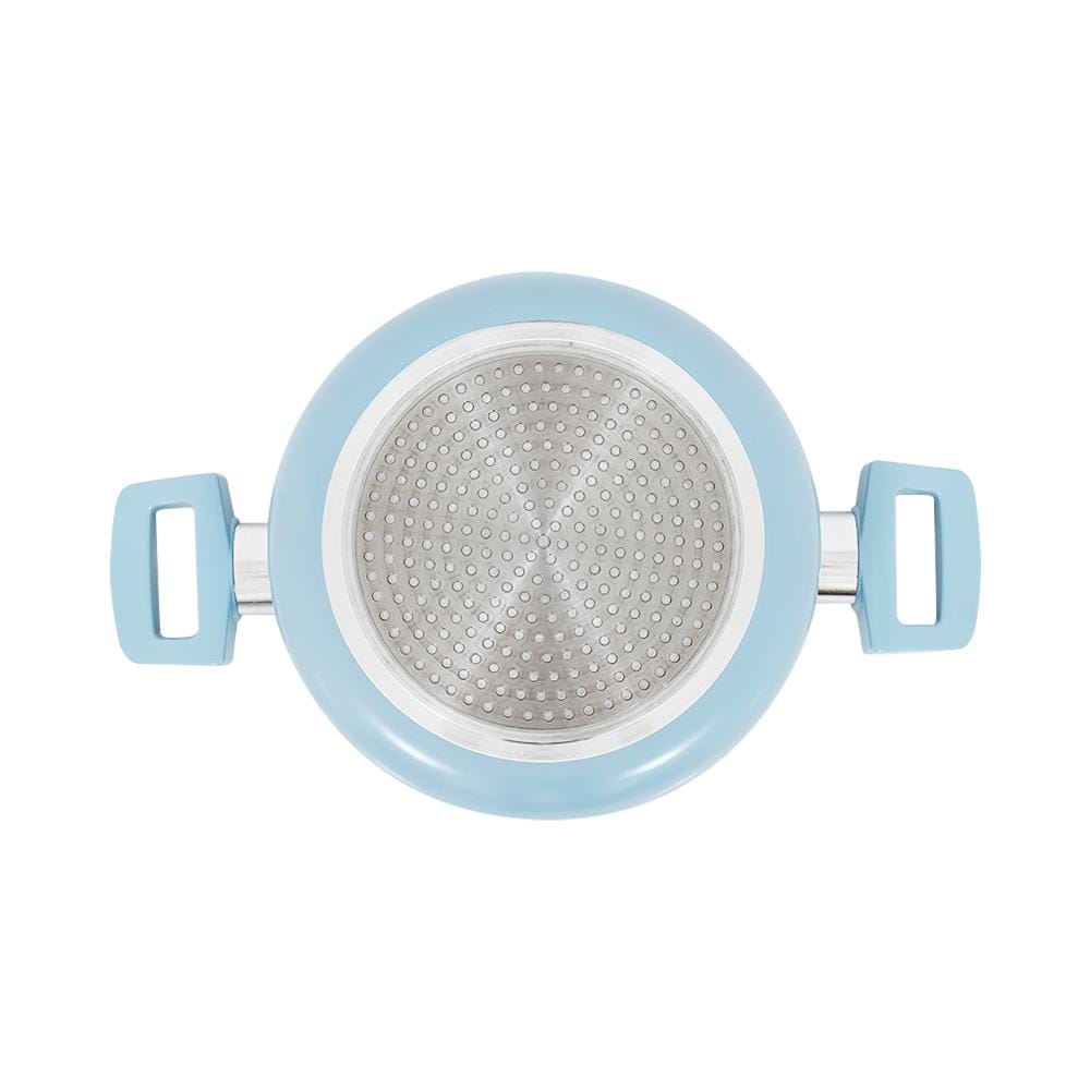 ชุดเครื่องครัว INDUCTION EKONO ICEY BLUE  สีฟ้า 5 ชิ้น
