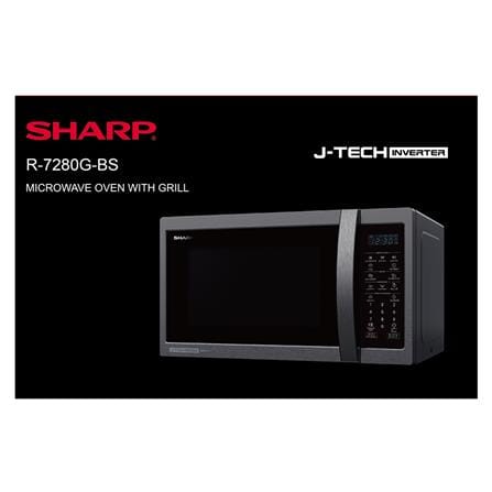 ไมโครเวฟระบบย่าง SHARP R-7280G-BS 28 ลิตร_4