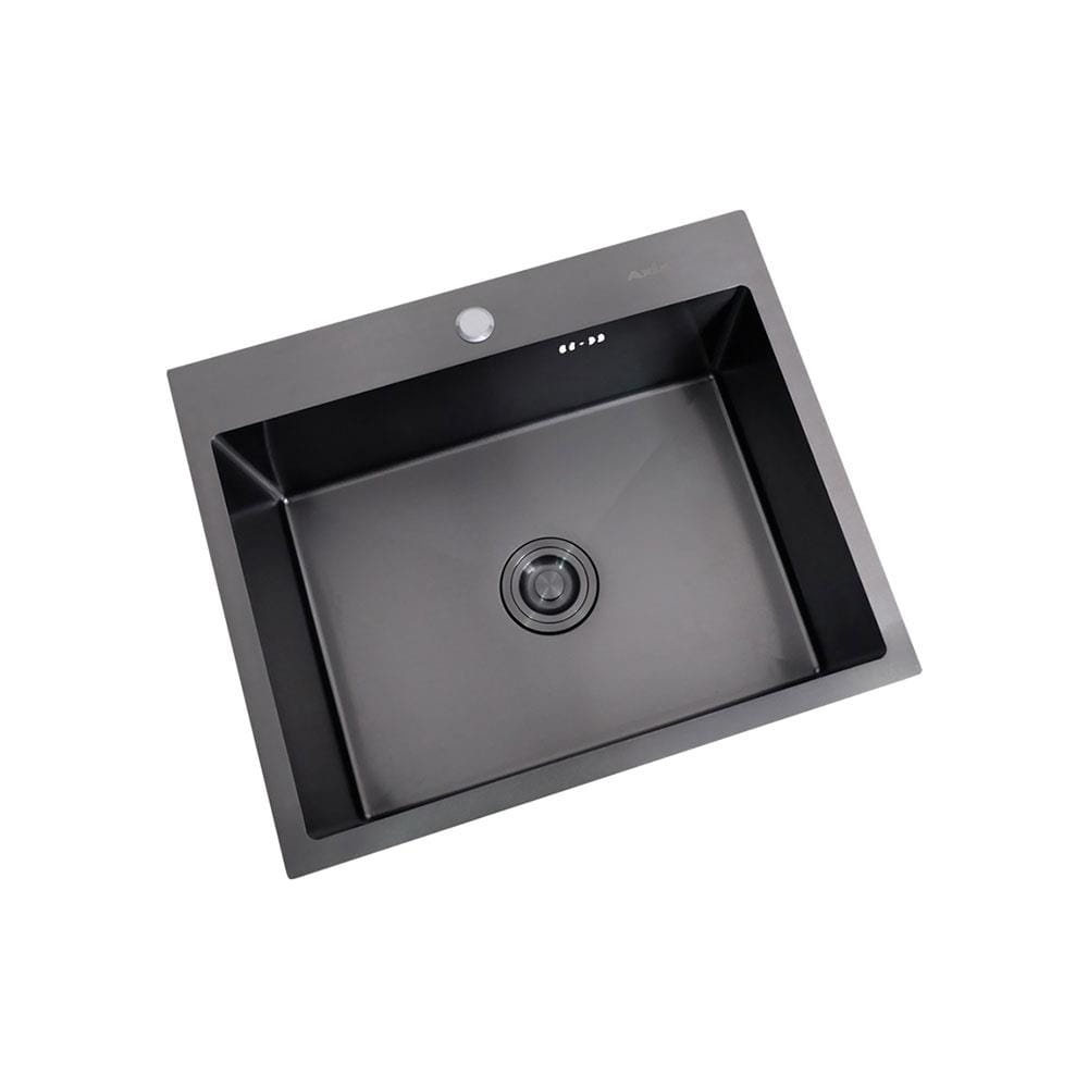 ซิงค์ฝัง 1 หลุม AXIA MIDNIGHT 6050 สีดำ