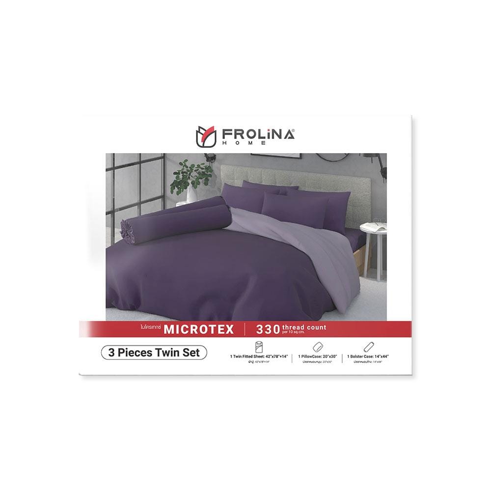ชุดผ้าปูที่นอน 3.5 ฟุต 3 ชิ้น FROLINA MICROTEX SF016