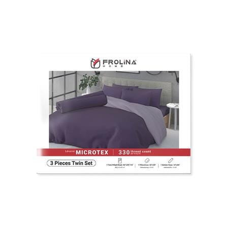 ชุดผ้าปูที่นอน 3.5 ฟุต 3 ชิ้น FROLINA MICROTEX SF016_3