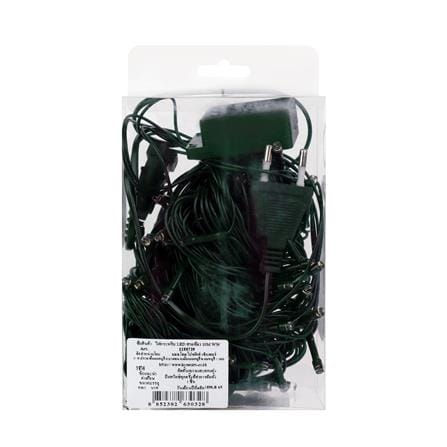 ไฟกะพริบ LED CARINI สายเขียว 10 เมตร WARM WHITE_3