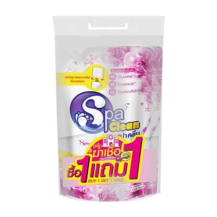 น้ำยาทำความสะอาดพื้นผิวทั่วไป SPACLEAN 700ml แพ็คคู่ FLORAL PINK_0