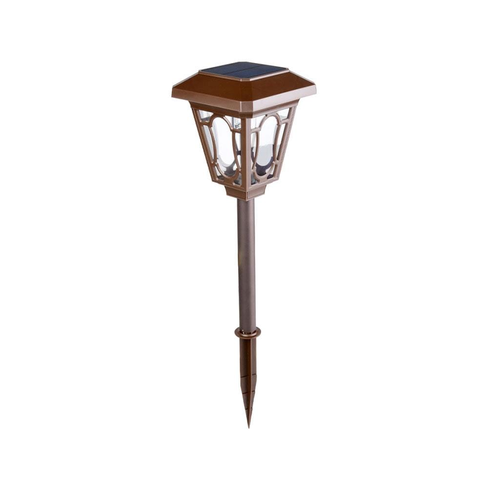 ไฟจัดสวน SOLAR LUMAX 58-00312 6 วัตต์ วอร์มไวท์ สีน้ำตาล