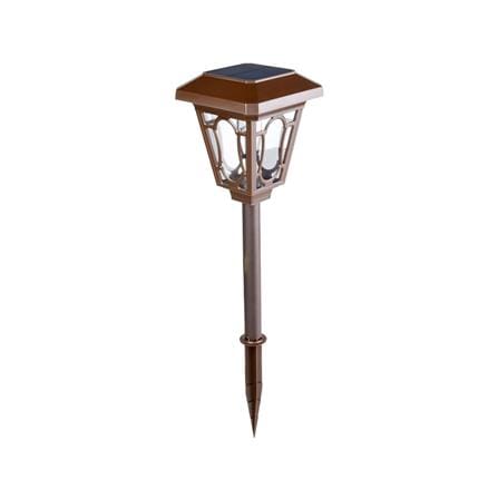 ไฟจัดสวน SOLAR LUMAX 58-00312 6 วัตต์ วอร์มไวท์ สีน้ำตาล_0