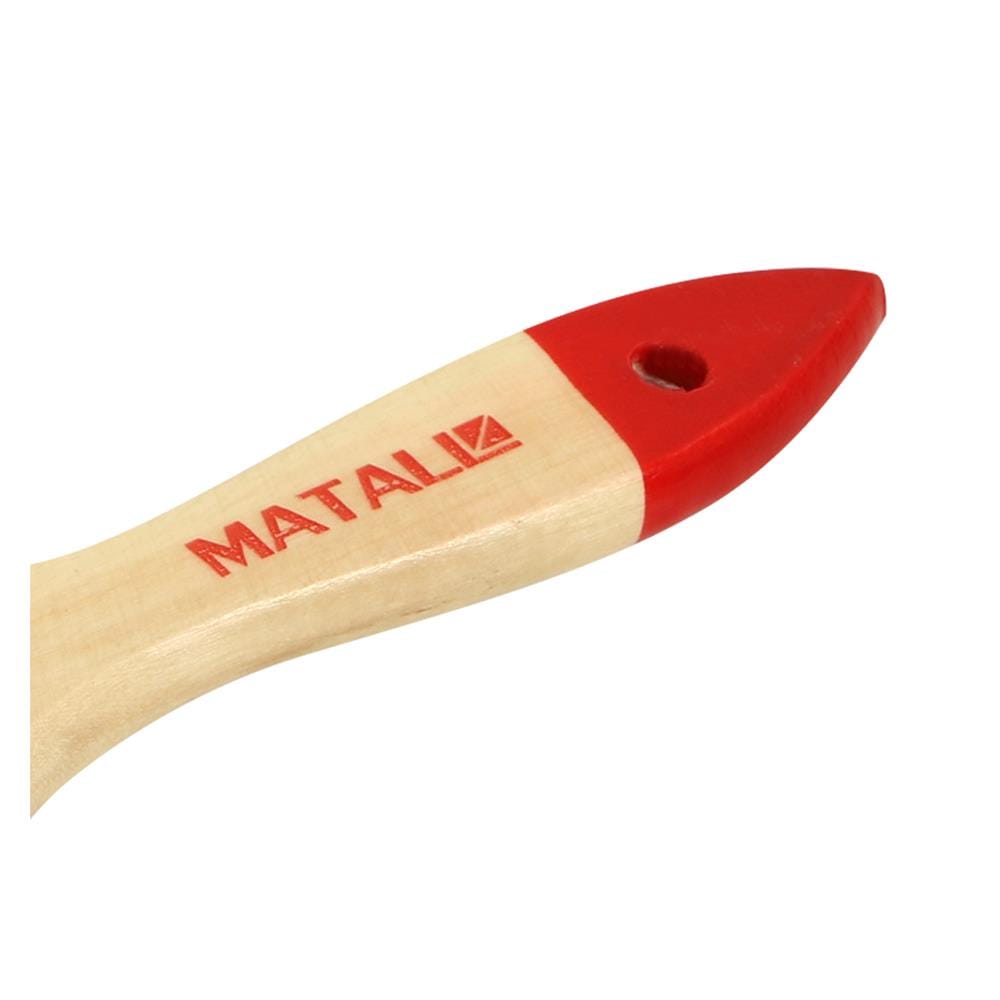 แปรงทาสีขนสังเคราะห์ด้ามไม้ปลายแดง MATALL H204 2.5 นิ้ว