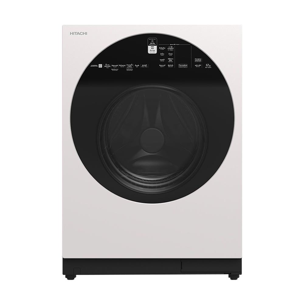 เครื่องซักผ้าฝาหน้า HITACHI BD-120GV WH 12 กก. 1600RPM อินเวอร์เตอร์