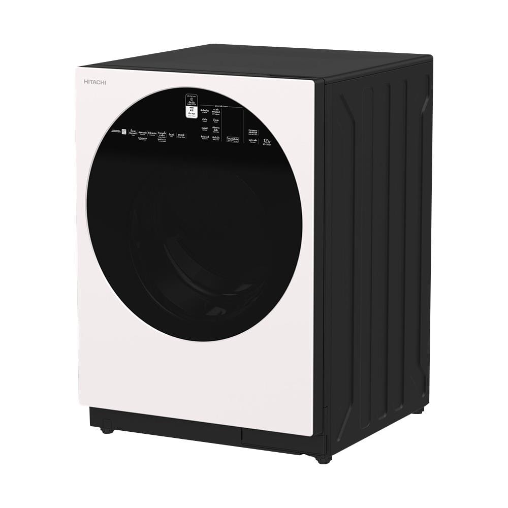เครื่องซักผ้าฝาหน้า HITACHI BD-120GV WH 12 กก. 1600RPM อินเวอร์เตอร์
