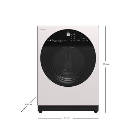 เครื่องซักผ้าฝาหน้า HITACHI BD-120GV WH 12 กก. 1600RPM อินเวอร์เตอร์_5