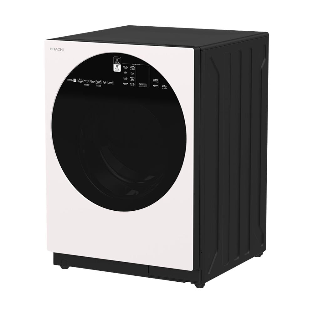 เครื่องซักผ้าฝาหน้า HITACHI BD-100GV WH 10 กก. 1600 RPM อินเวอร์เตอร์