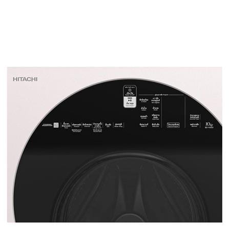 เครื่องซักผ้าฝาหน้า HITACHI BD-100GV WH 10 กก. 1600 RPM อินเวอร์เตอร์_3