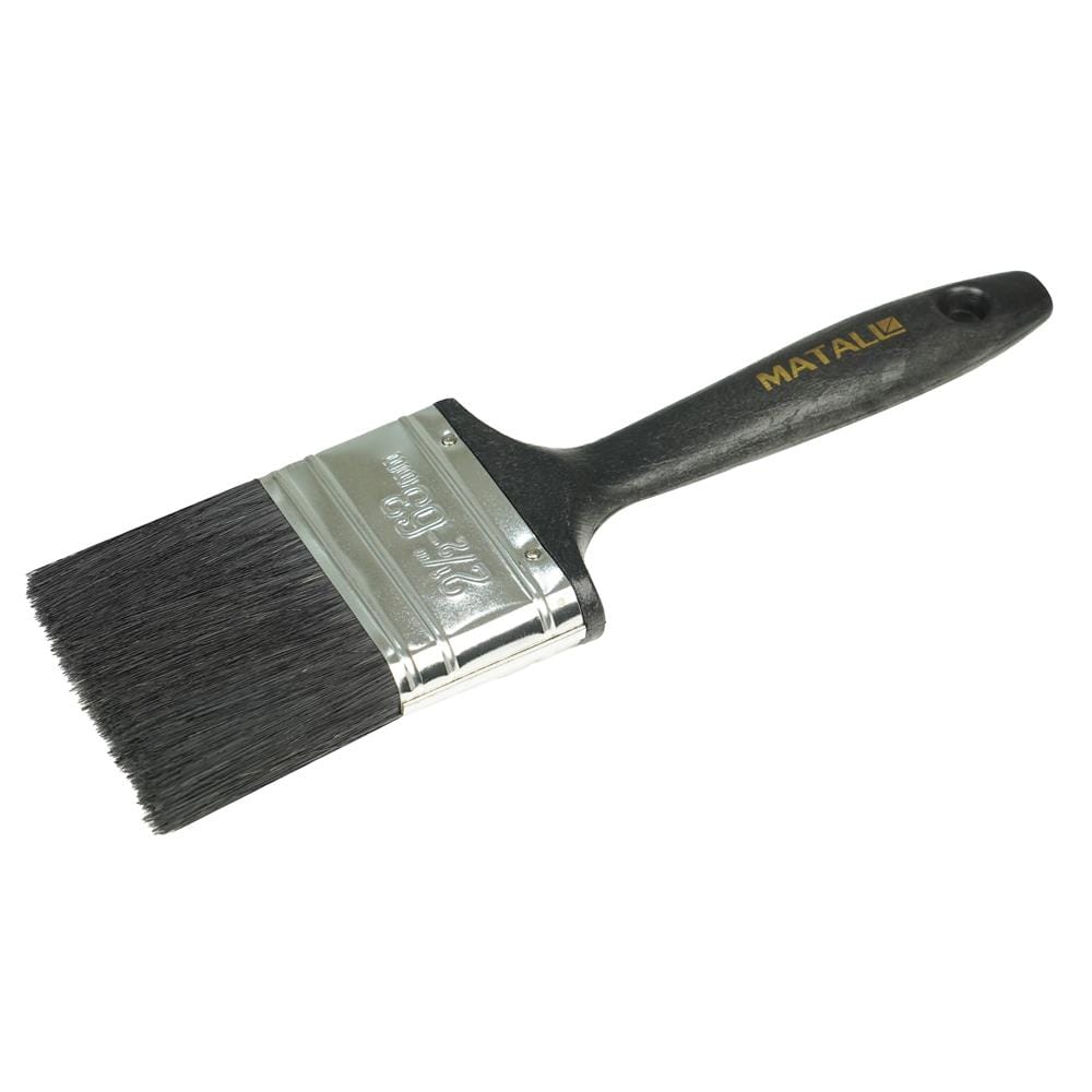 แปรงทาสีขนสังเคราะห์ด้ามดำ MATALL PB046 2.5 นิ้ว