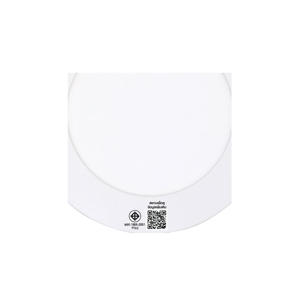 ดาวน์ไลท์ LED SHINING SLIM 6.8 นิ้ว 12 วัตต์ WARM WHITE สีขาว