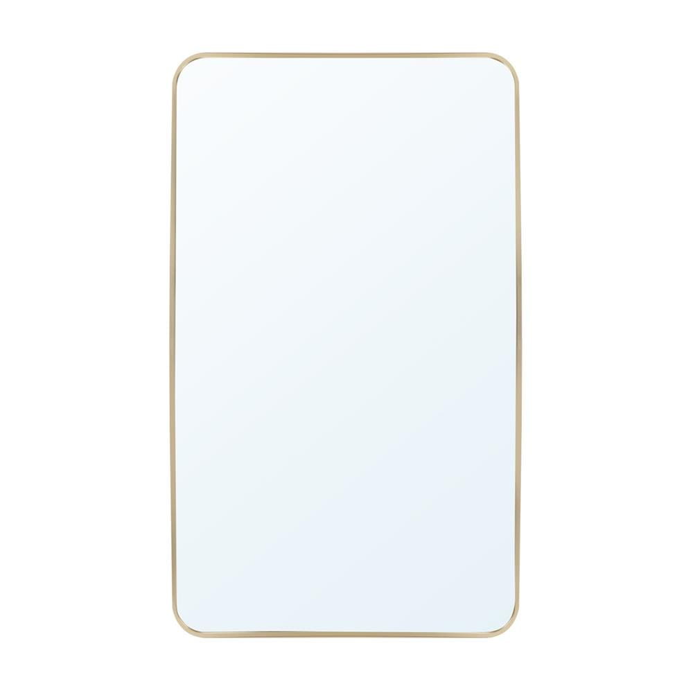 กระจกเงาตกแต่ง MOYA AL058-SQ 60X90 ซม. สีทอง