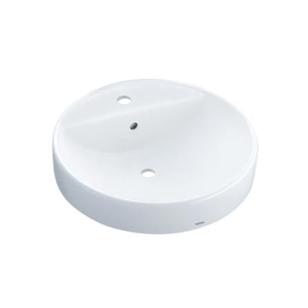 อ่างล้างหน้าวางบนเคาน์เตอร์ TOTO L700CD สีขาว