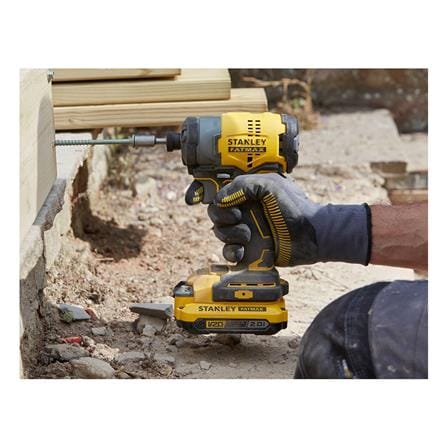 สว่านไขควงไร้สาย (พร้อมแบตเตอรี่) STANLEY SBI810D2K-B1 20 โวลต์_1