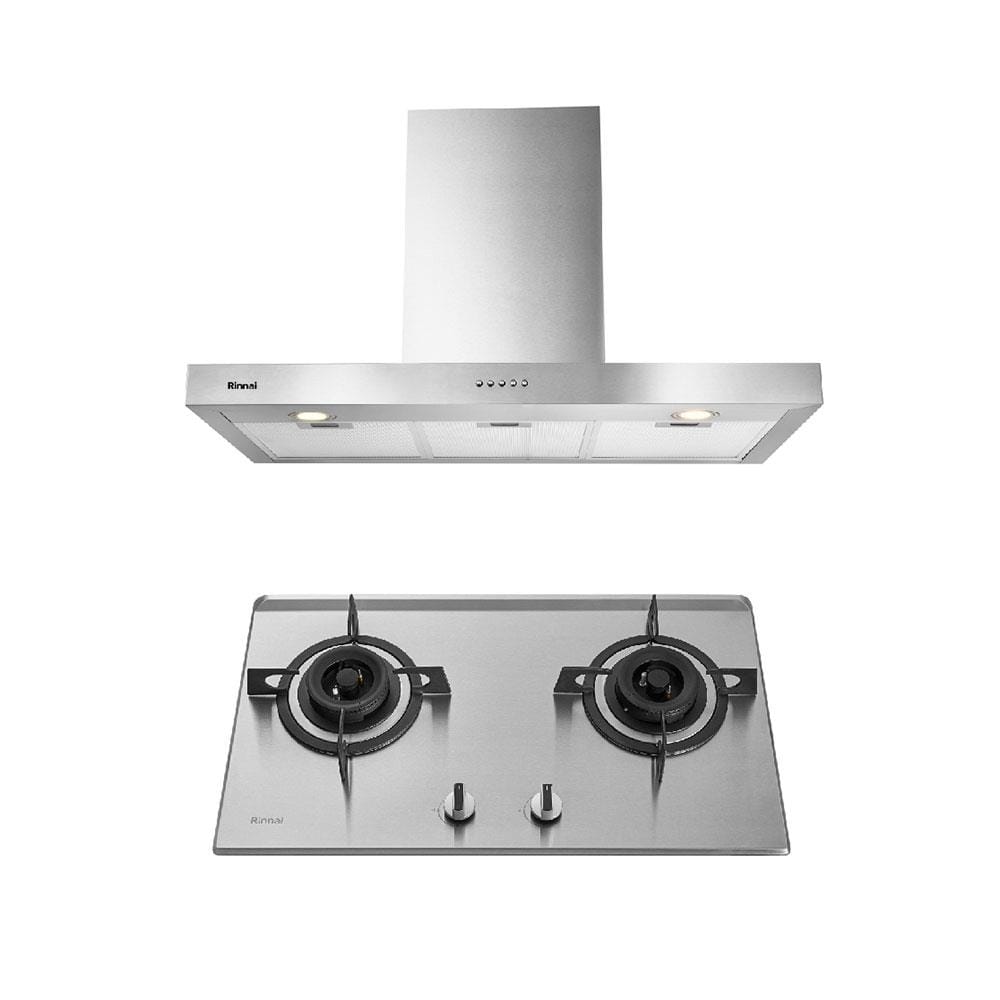 เตาฝัง+เครื่องดูดควัน RINNAI RB27HS+RHC95AT-SSVR