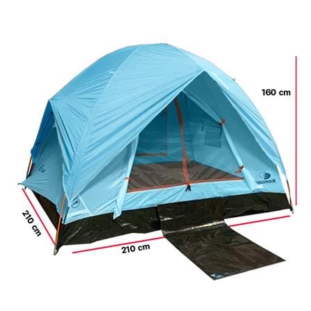 เต็นท์สำหรับ 3-4 คน EQNOX ECO DOME MK II 3 สีฟ้า_3