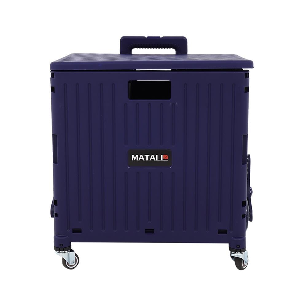 กล่องรถเข็นพับได้ MATALL DY2203 40 กก. สีน้ำเงิน