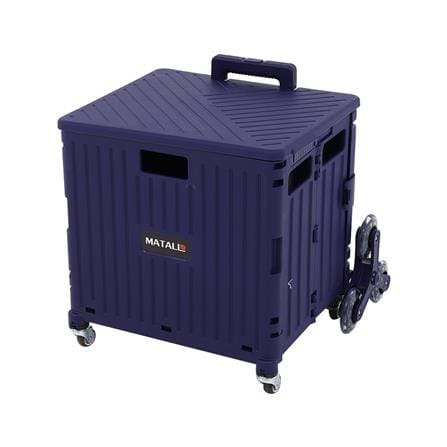 กล่องรถเข็นพับได้ MATALL DY2203 40 กก. สีน้ำเงิน_0