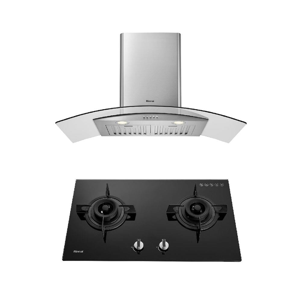 เตาฝัง+เครื่องดูดควัน RINNAI RB27HG+RHC2459-SSW
