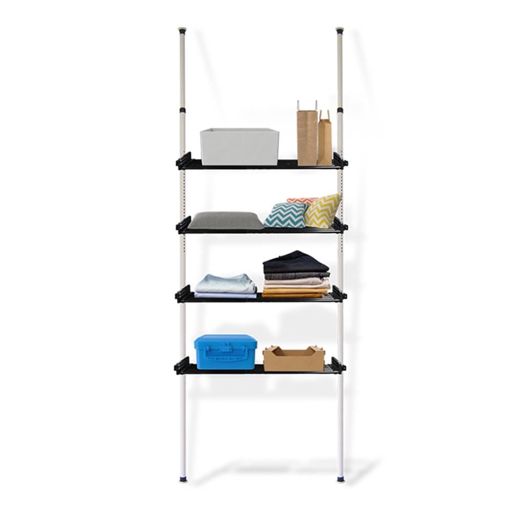 ราวแขวนผ้า 4 ชั้น TUGU R04W 300x85 ซม. สีขาว