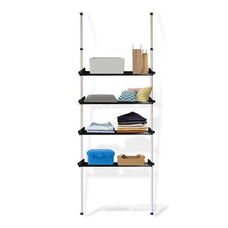 ราวแขวนผ้า 4 ชั้น TUGU R04W 300x85 ซม. สีขาว_1