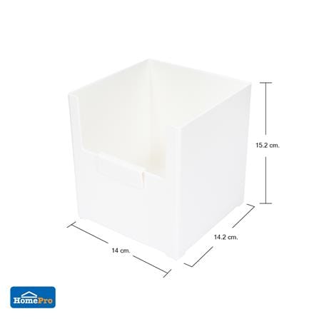 กล่องอเนกประสงค์ STACKO MEE M 14x14.2x15.2 ซม. สีขาว_6