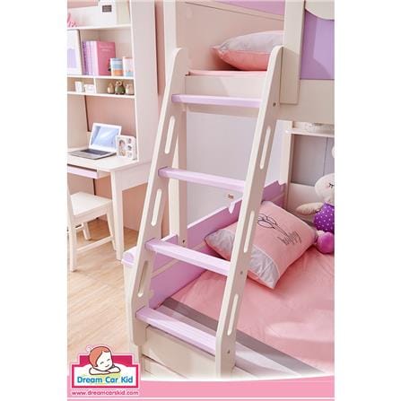 เตียง 2 ชั้น และบันได DREAM CAR KID SPORT KID 912-5 สีขาว/ม่วง_5