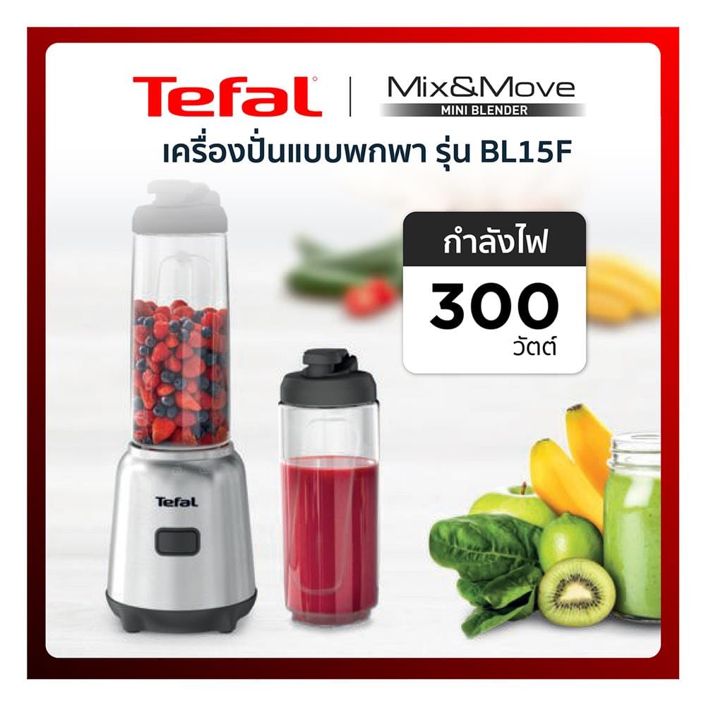 เครื่องปั่นน้ำผลไม้ TEFAL BL15FD30 0.6 ลิตร