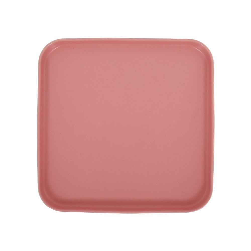 จานเหลี่ยม PORCELAIN 10 นิ้ว KECH SOLID PINK
