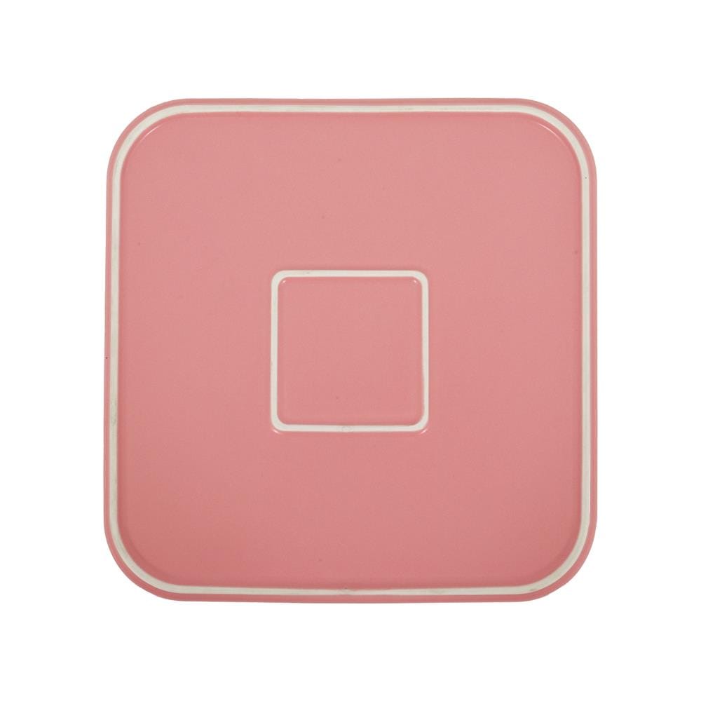 จานเหลี่ยม PORCELAIN 10 นิ้ว KECH SOLID PINK