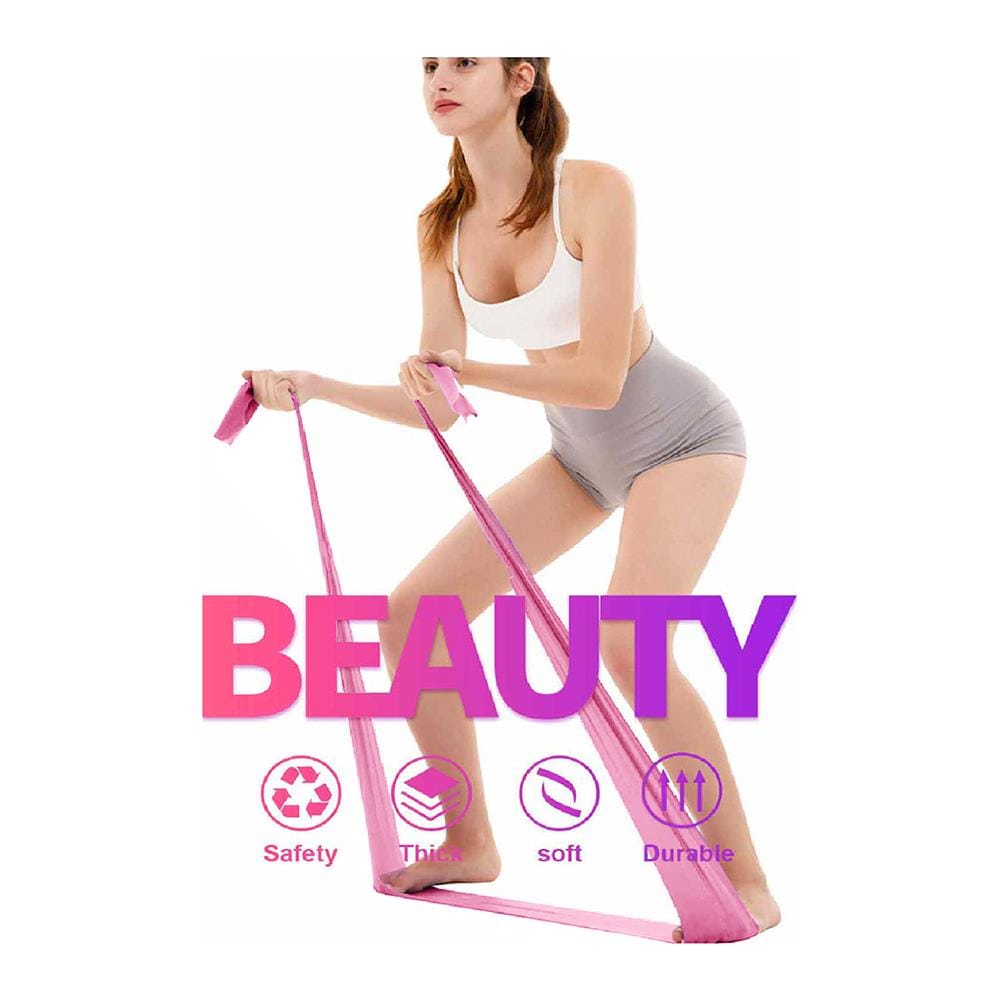 ยางยืดออกกำลังกาย TPE PRO-FIT สีชมพู
