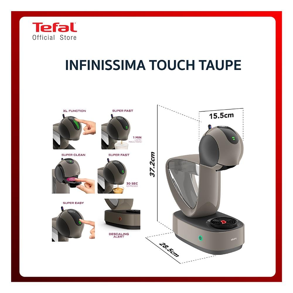 เครื่องชงกาแฟแรงดัน TEFAL KP270A66