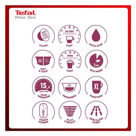 เครื่องชงกาแฟแรงดัน TEFAL KP270A66_17