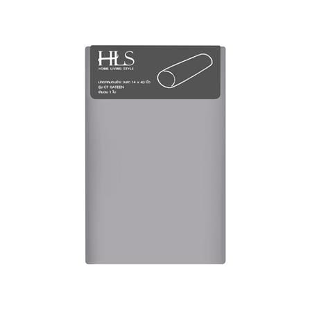 ปลอกหมอนข้าง HOME LIVING STYLE CT SATEEN สีเทา_3