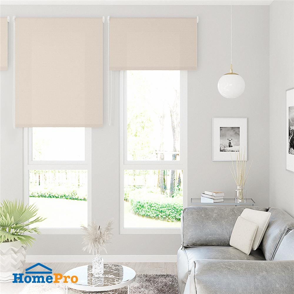 ผ้าม่านม้วน HOME LIVING STYLE SUNSCREEN SOFTLY 100X240 ซม. สีครีม