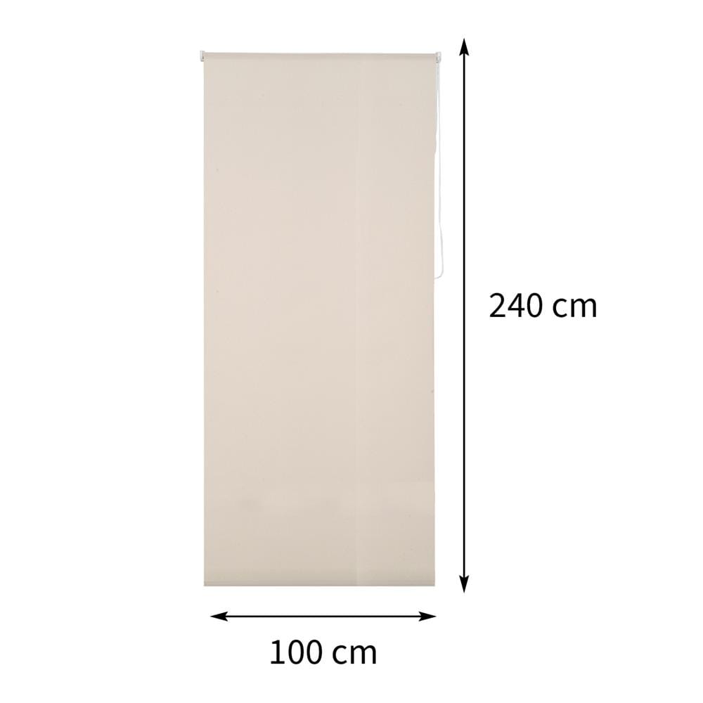 ผ้าม่านม้วน HOME LIVING STYLE SUNSCREEN SOFTLY 100X240 ซม. สีครีม