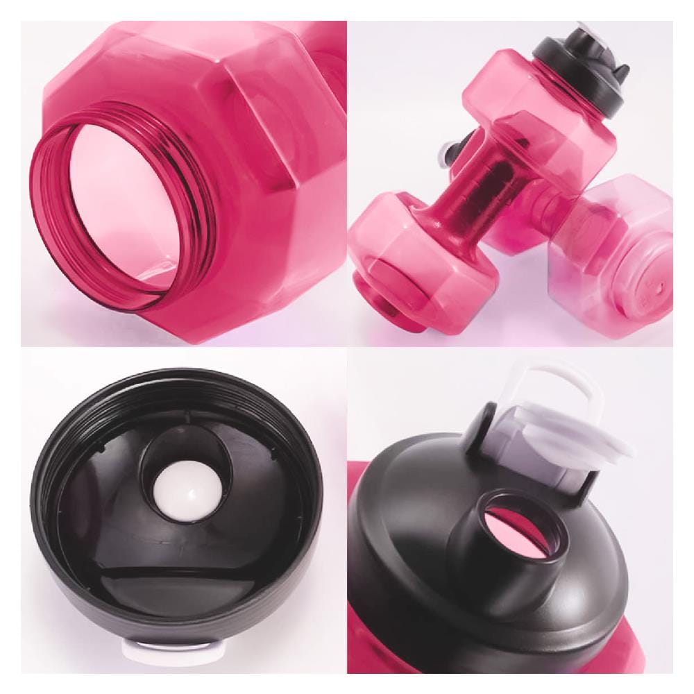 ดัมเบลขวดน้ำ 1.5 ลิตร PRO-FIT สีชมพู