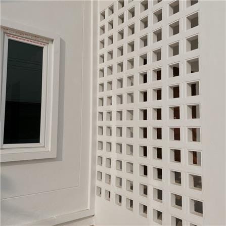 บล็อกช่องลม VBLOCK ลายสี่เหลี่ยมพลัส 19x19x9 ซม._1