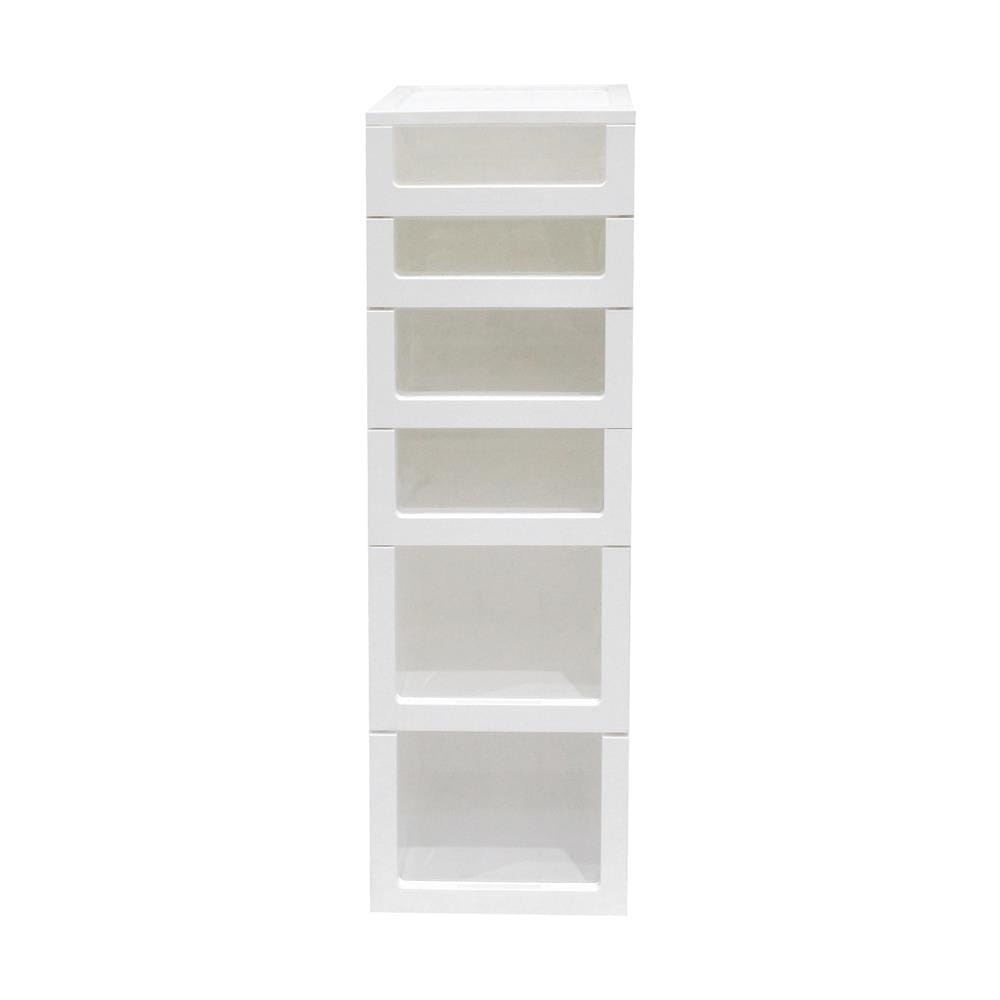 ตู้ลิ้นชัก 6 ชั้น STACKO COUPLE 32X42X101 ซม. สีขาว