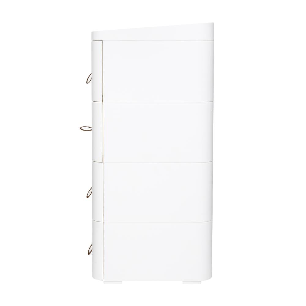 ตู้ลิ้นชัก 4 ชั้น STACKO JOIN 35.5x41x87.5 ซม. สีขาว