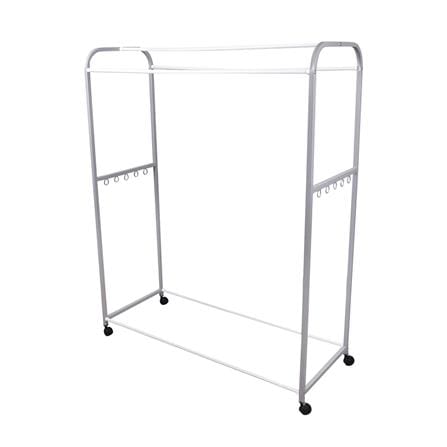 ราวตากผ้ามีล้อ 5 เส้น ME LIVING 115x45x144 ซม. สีเทา