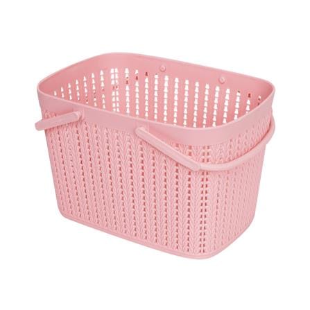 ตะกร้าหูหิ้ว KECH 27X18X18 ซม. สีชมพู_0