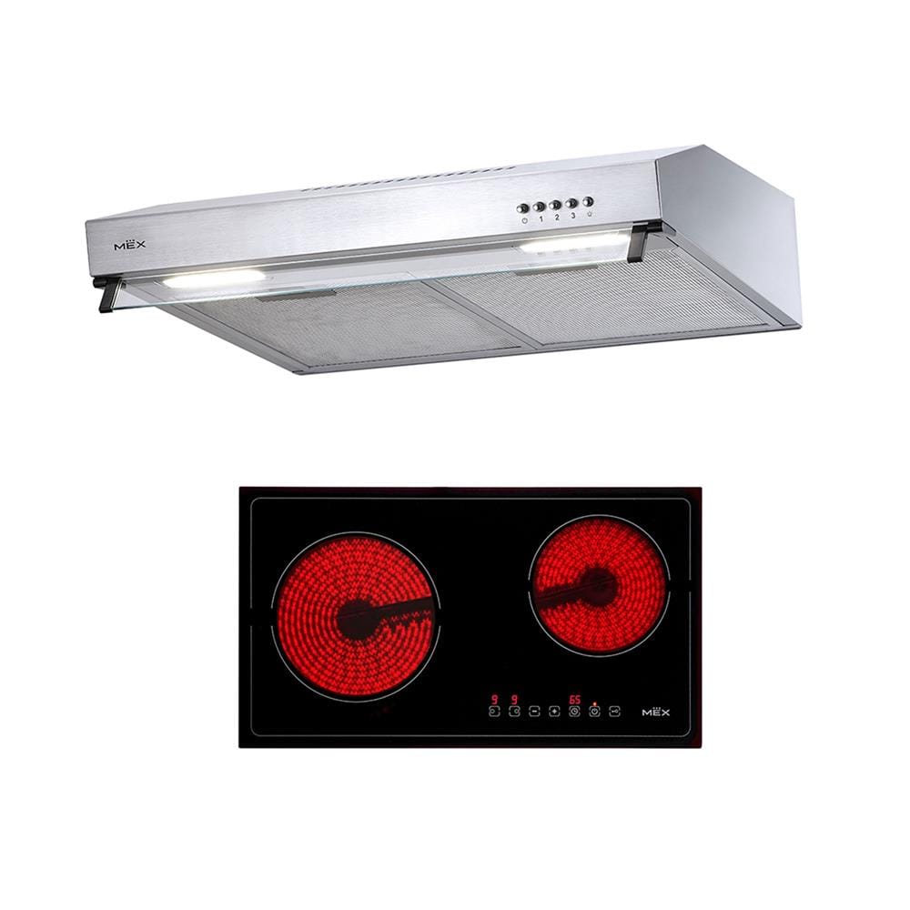 เตาฝัง+เครื่องดูดควัน MEX HVH632N+2950X60