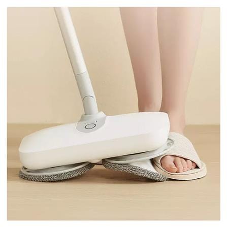 ชุดอุปกรณ์ไม้ถูพื้นพร้อมถังปั่นม็อบ QUANGE QJ050101 สีขาว_2
