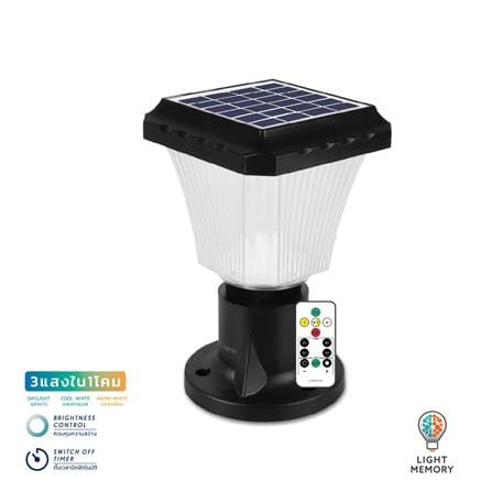 ไฟหัวเสา SOLAR LAMPTAN WAFALL CCT 2 วัตต์ เดย์ไลท์...
