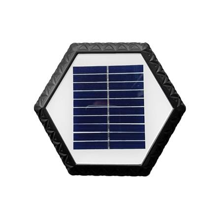 ไฟหัวเสา SOLAR LAMPTAN WAVE CCT 2 วัตต์ เดย์ไลท์ / คูลไวท์ / วอร์มไวท์ สีดำ_1